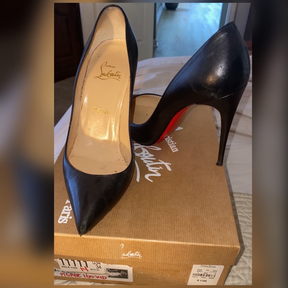 Christian louboutins pigallies 38.5